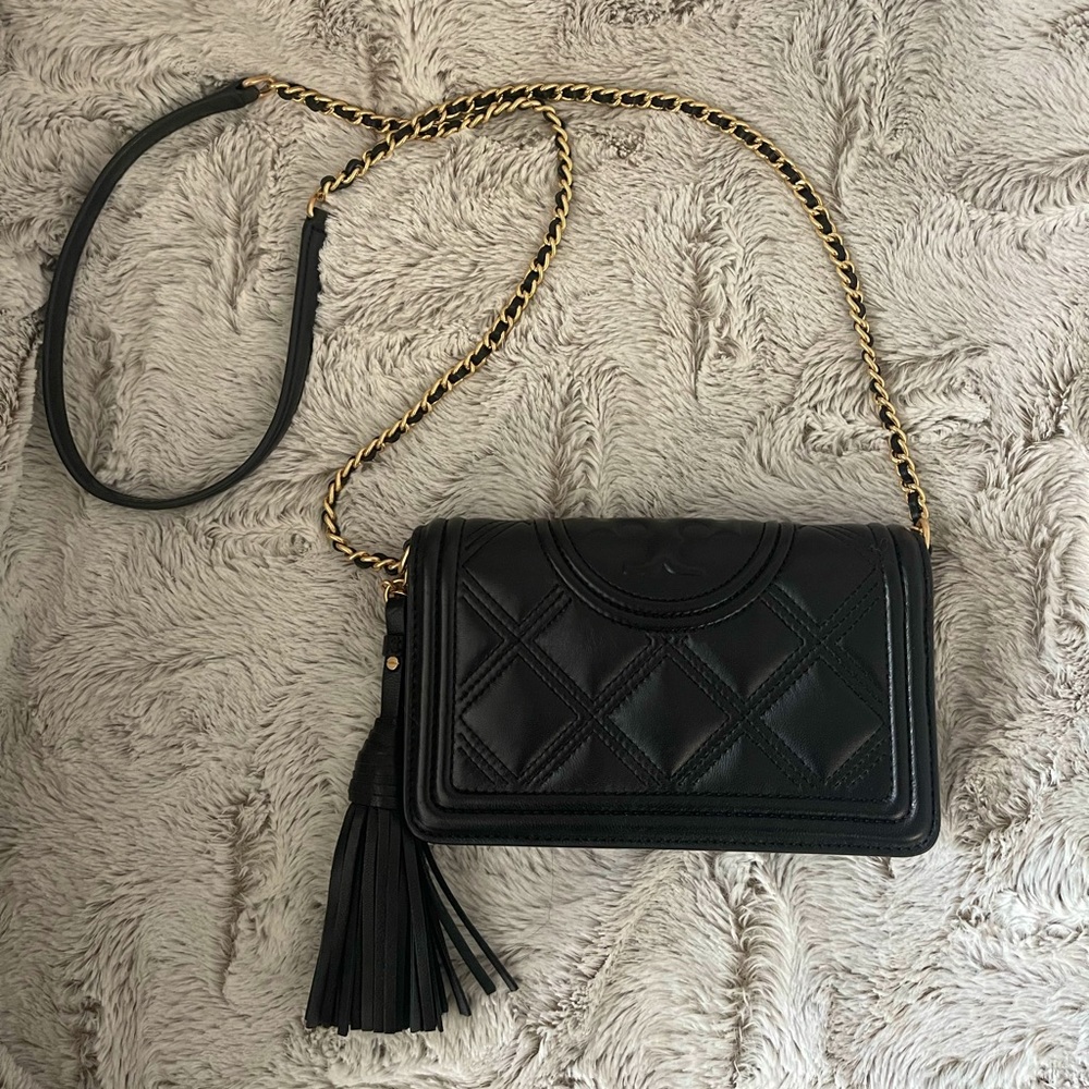 Tory Burch Fleming Wallet On Chain ⭐️Used Once⭐️